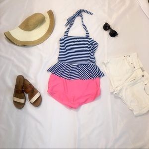 Vintage Peplum Bikini